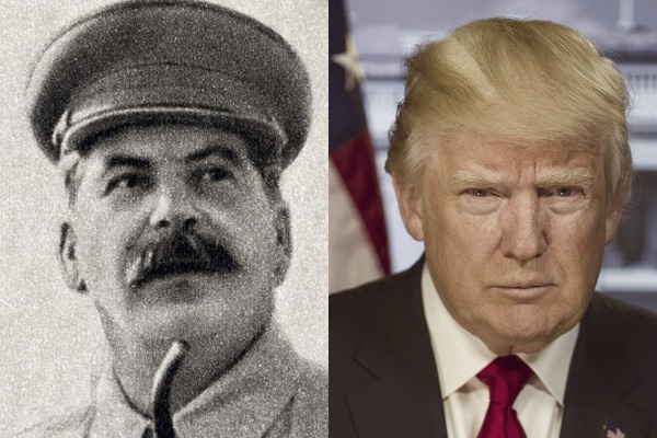 Two vicious autocrats, Stalin and Trump