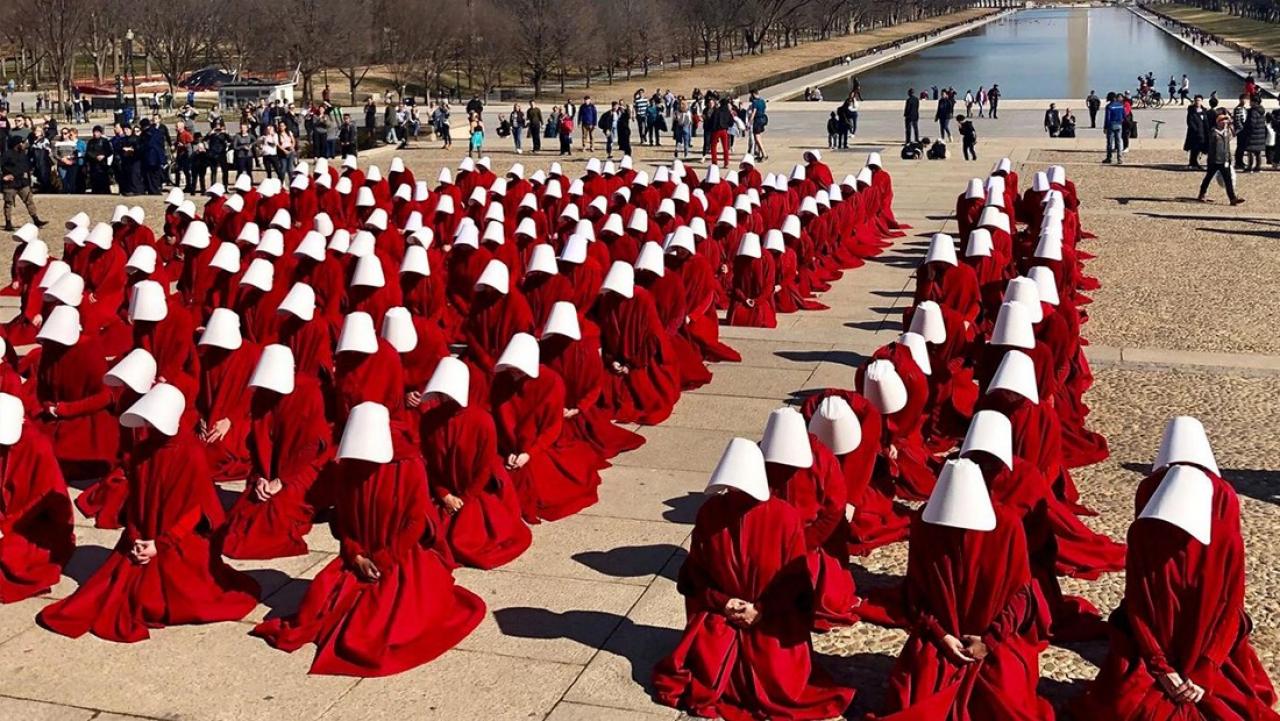 Handmaids Protest